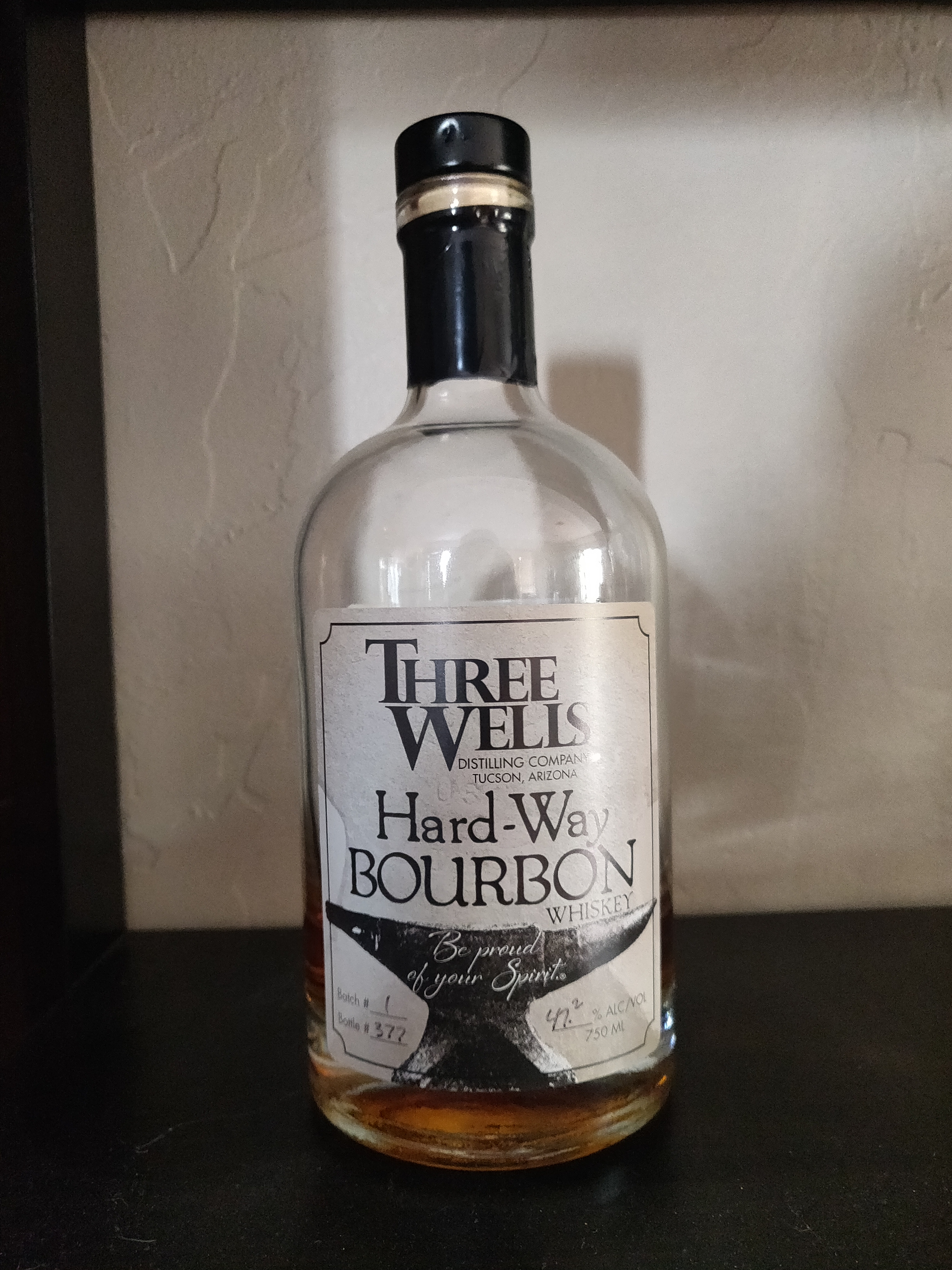 Three Wells Hard-Way bourbon