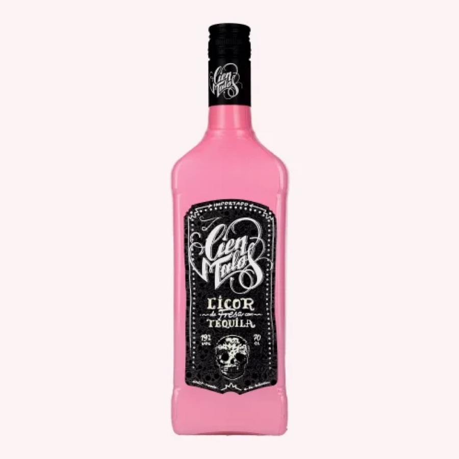 Cien Malos Licor de Fresa & Tequila