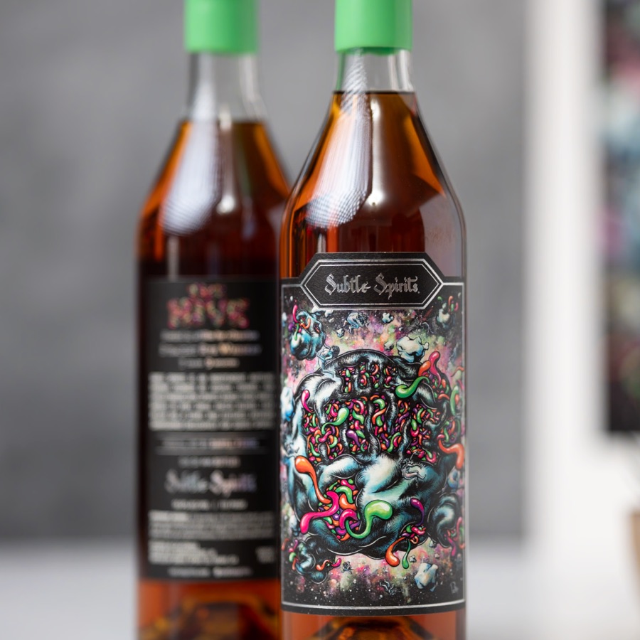Subtle Spirits "THE HIVE" r/Bourbon 7yr9mo Cask Strength Rye Whiskey Private Selection