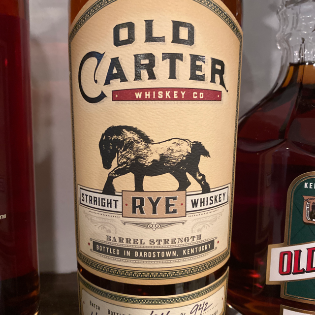 Old Carter Straight Rye Batch 4 (2019 Release)