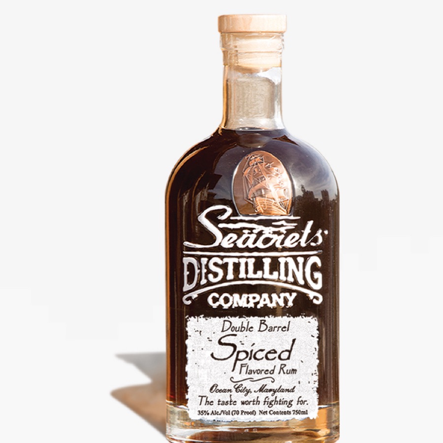 Seacrets Distilling Double Barrel Spiced Flavored Rum