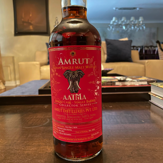 Amrut Aatma Unpeated Port Pipe Cask 4670