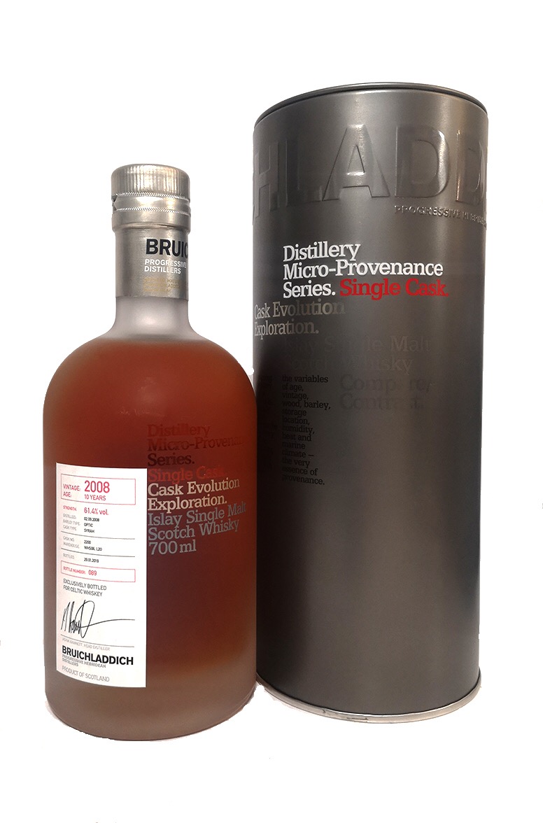 Bruichladdich Celtic Whiskey Shop Single Cask 10 Year Old