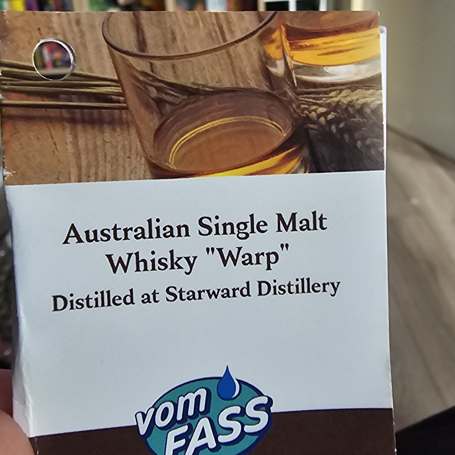 Australian single malt 'Warp'