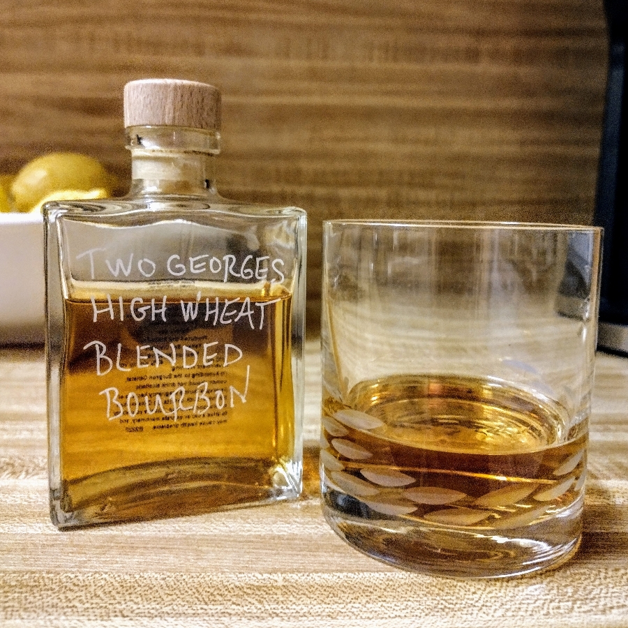 Two Georges High Wheat Blended Bourbon