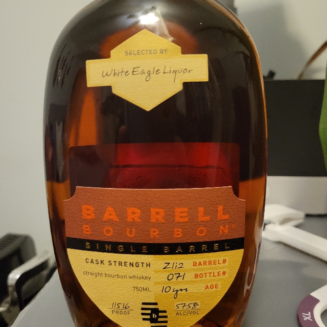 Barrel Bourbon single barrel Zli2