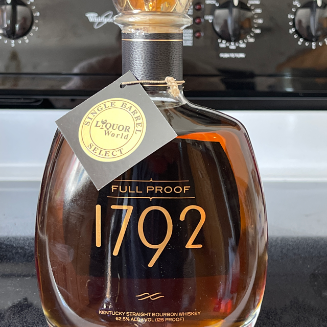 1792 Full Proof Single Barrel Select Liquor World