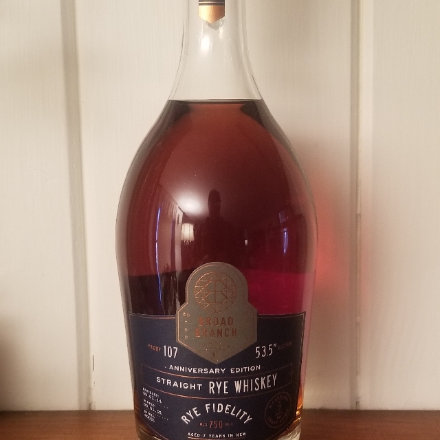 BROAD BRANCH STRAIT RYE WHISKEY ANNIVERSARY EDITION