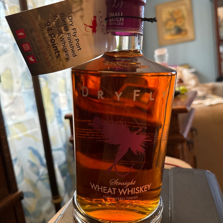 Dry Fly Straight Wheat Whiskey Port Barrel Finish