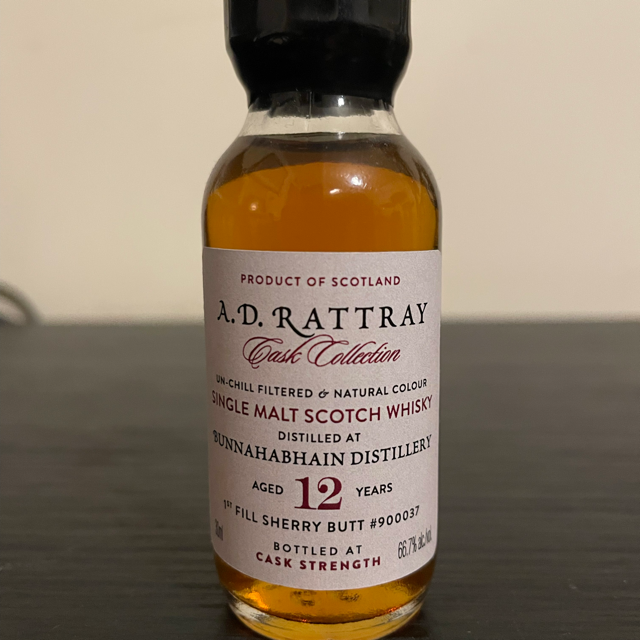 A.D. Rattray Cask Collection Bunnahabhain 12 Year Old Sherry Cask #900037