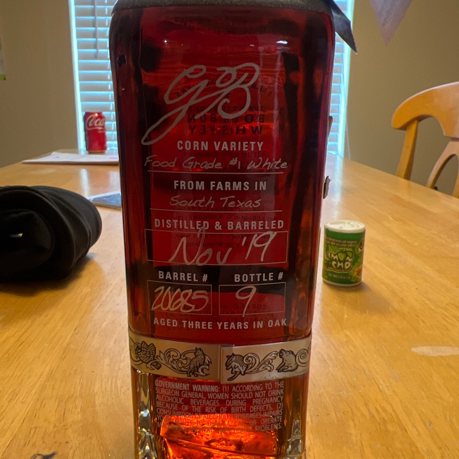 Garrison Brothers Single Barrel (Barrel 20685)