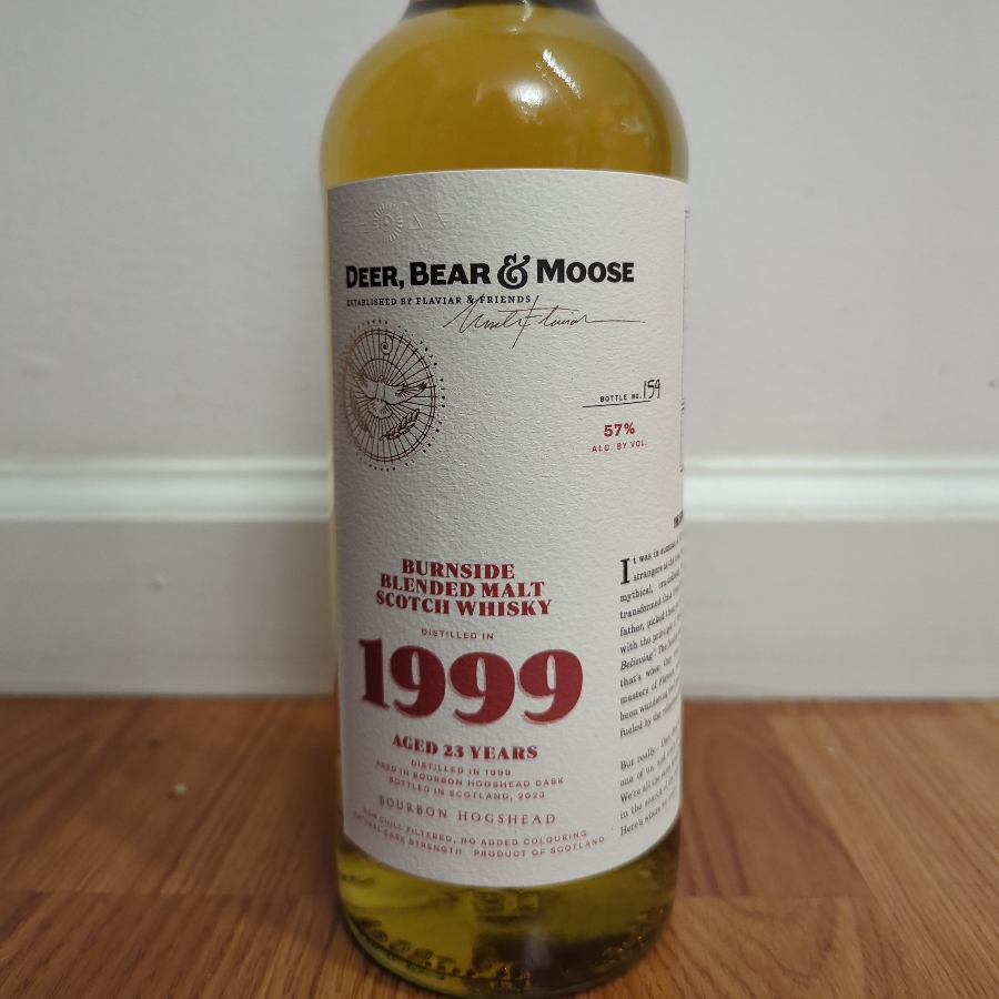 Burnside 1999 23 Year Blended Malt (Deer, Bear, & Moose)