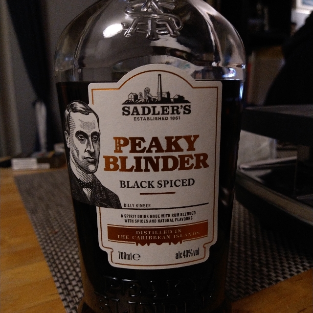Sadler's peaky blinders black spiced