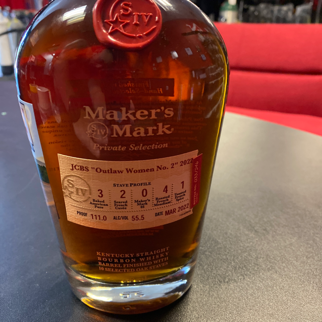 Maker's Mark JCBS Outlaw Women No. 2 2022