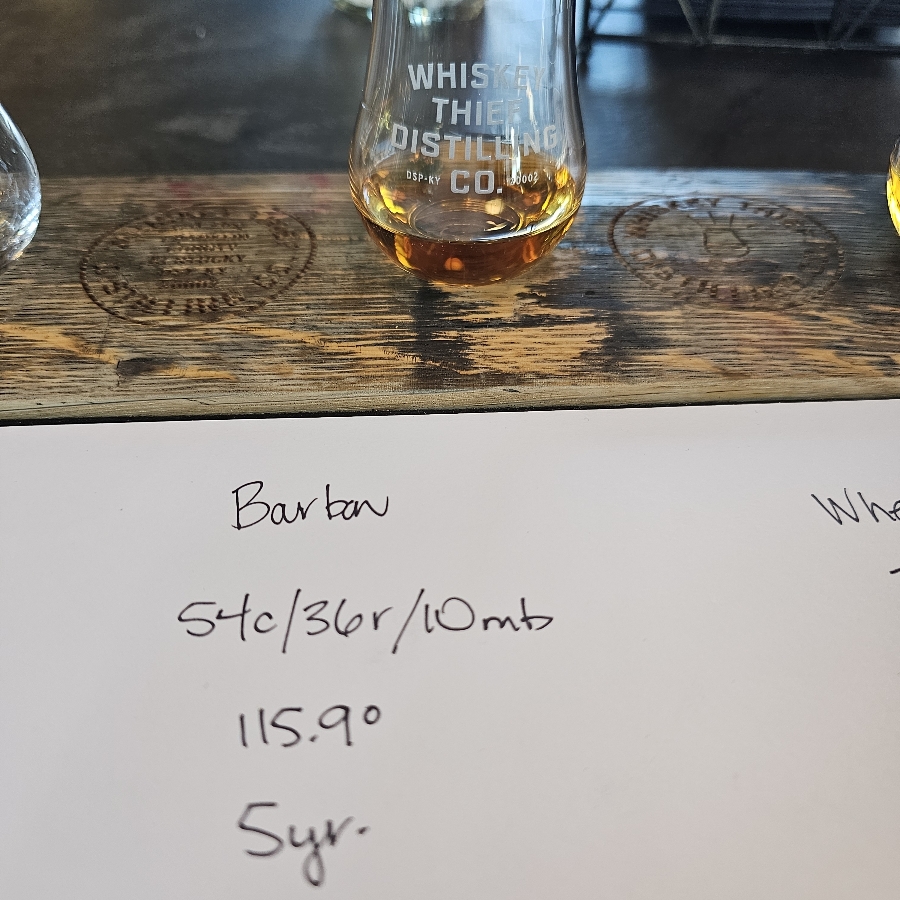 Whiskey Thief Bourbon  5 yr (54c/36r/10mb)