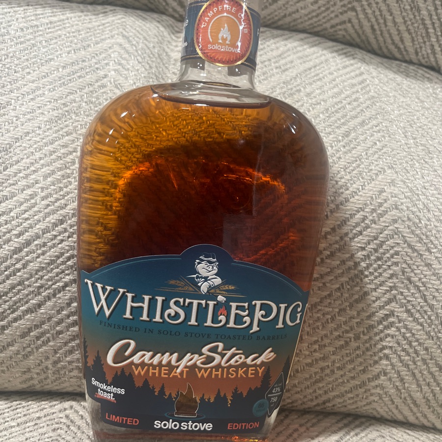 whistle pig, Camp stock, wheat whiskey