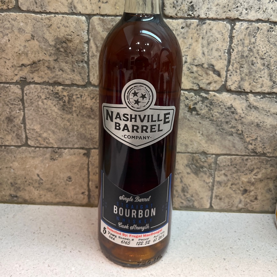 Nashville Barrel Company Single Barrel Cask Strength