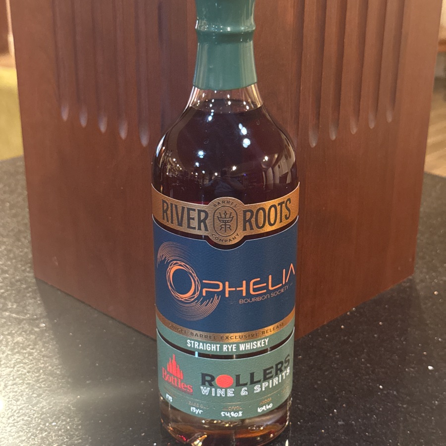 River Roots Straight Rye Single Barrel No. 173 (Ophelia Bourbon Society)