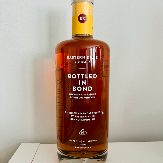 Eastern Kille Bottled in Bond Michigan Straight Bourbon Whiskey