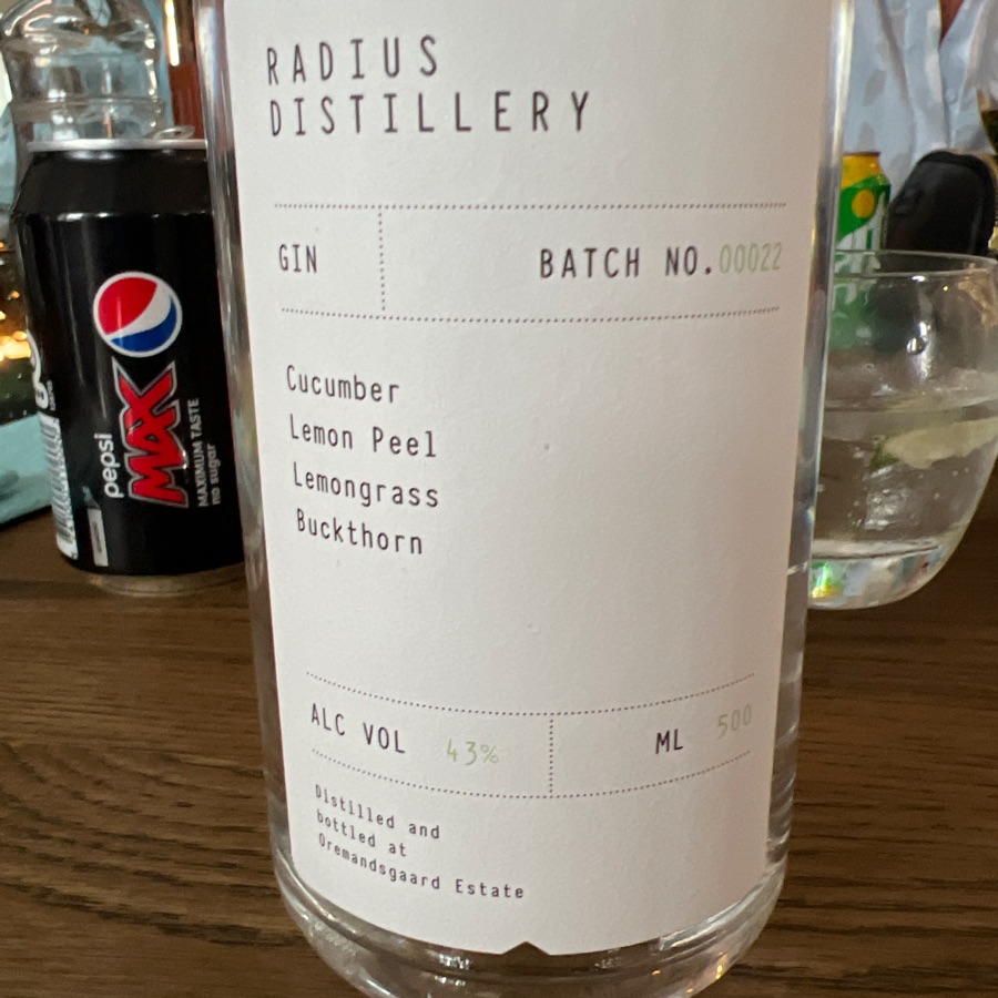 Radius Distillery Batch no. 22