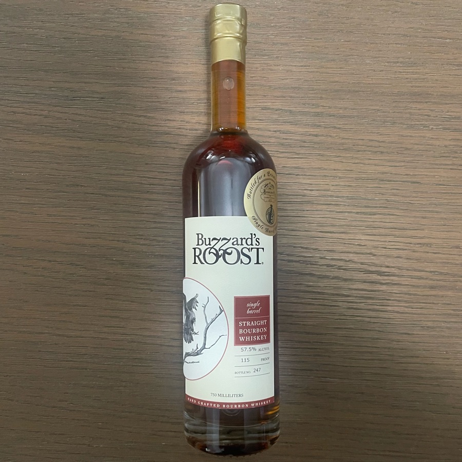 Buzzard's Rooat Single Barrel Straight Bourbon Whiskey - Selected By SLBS and ABV Barrel Shop