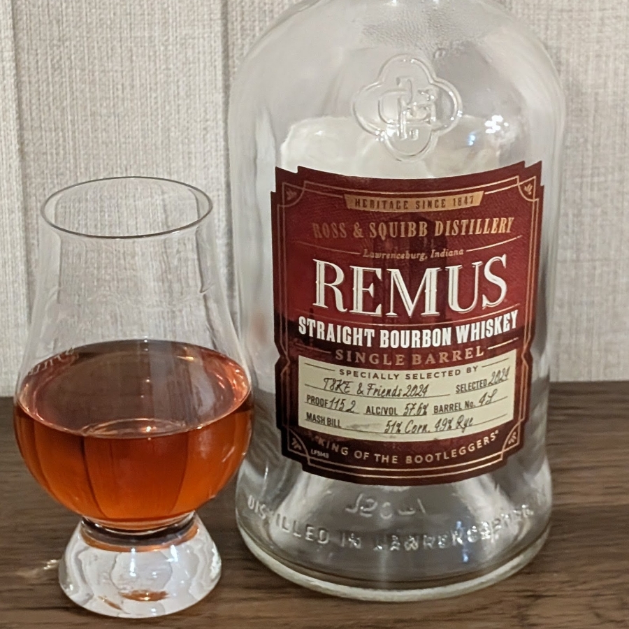 Reemus Straight Bourbon Whiskey Single Barrel T8KE and Friends 2024