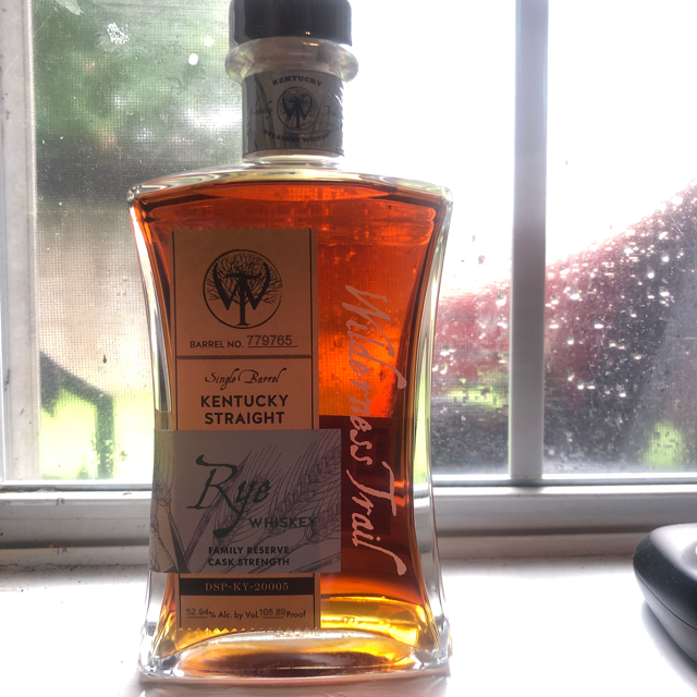 Wilderness Trail Kentucky Straight Rye Whiskey Falily Reserve Cask Strength