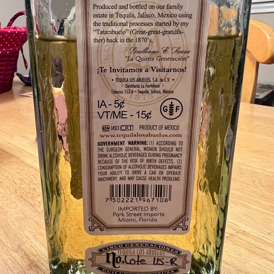 Fortaleza Lot 115-R Reposado Tequila