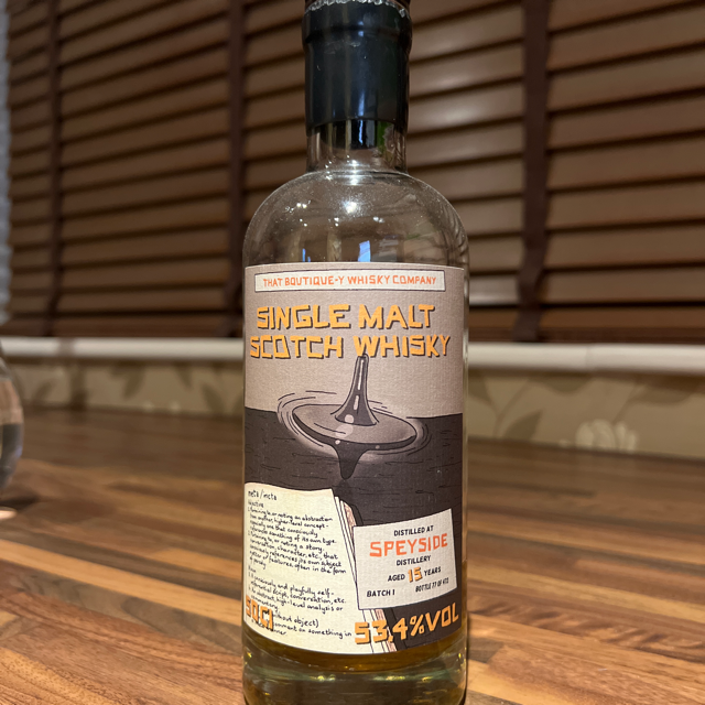 Speyside 15 Year Old (That Boutique-y Whisky Company)