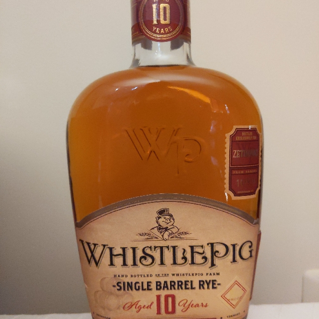 Whistlepig 10 Year Single Barrel Rye #107934
