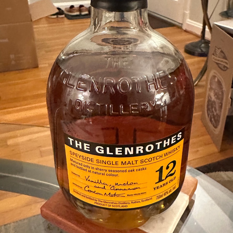 The Glenrothes Speyside Single Malt Scotch 12 Year