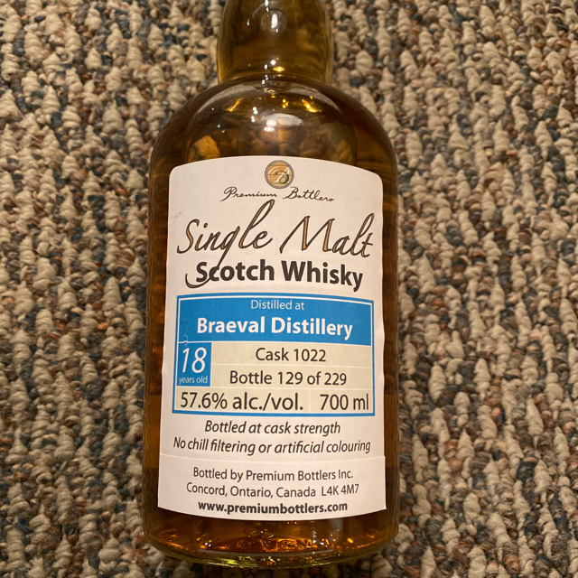 Premium Bottlers Braeval Distillery 18 Years Bottled 2008