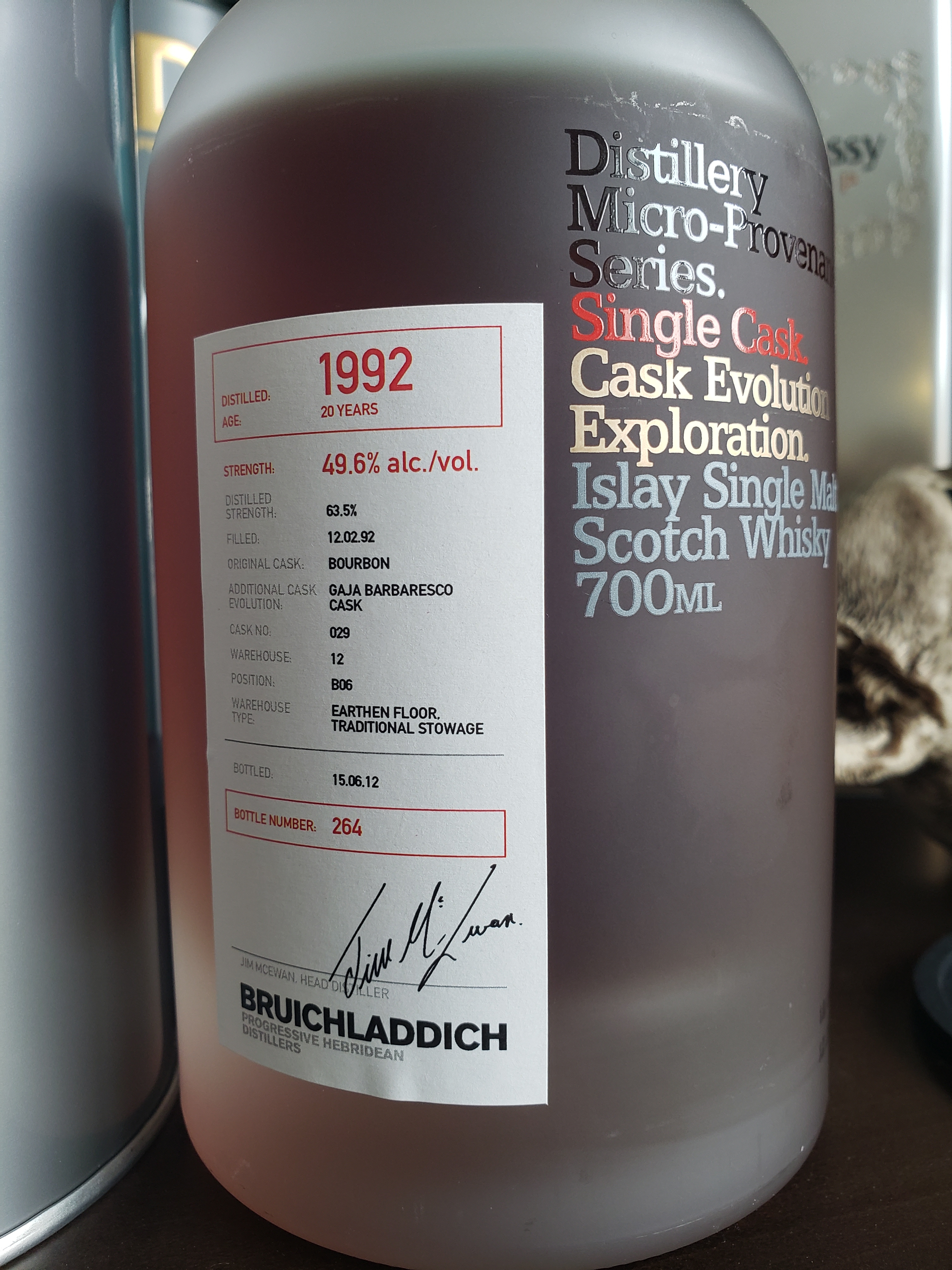Bruichladdich Micro Provenance Gaja 1992