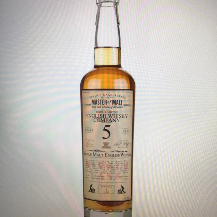 English Whisky Co. 5 Year Old 2010 Single Cask (Master of Malt)