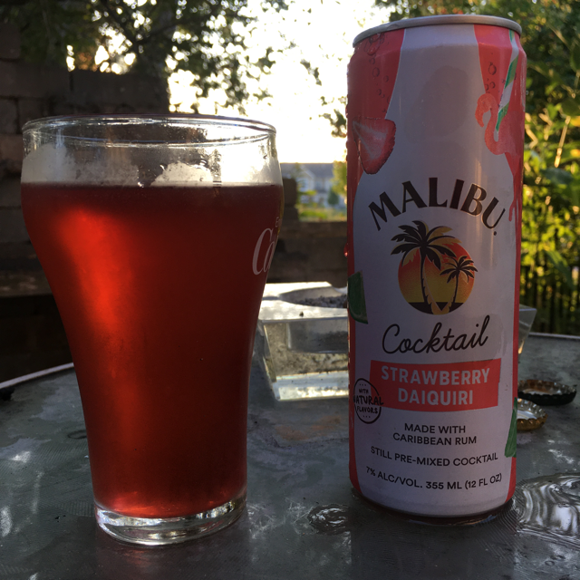 Malibu ready to drinks strawberry daiquiri