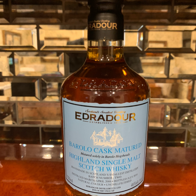 Edradour Barolo Cask Matured Highland Single Malt Scotch Whiskey