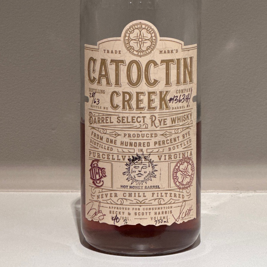 Catoctin Creek Barrel Select Hot Honey Rye