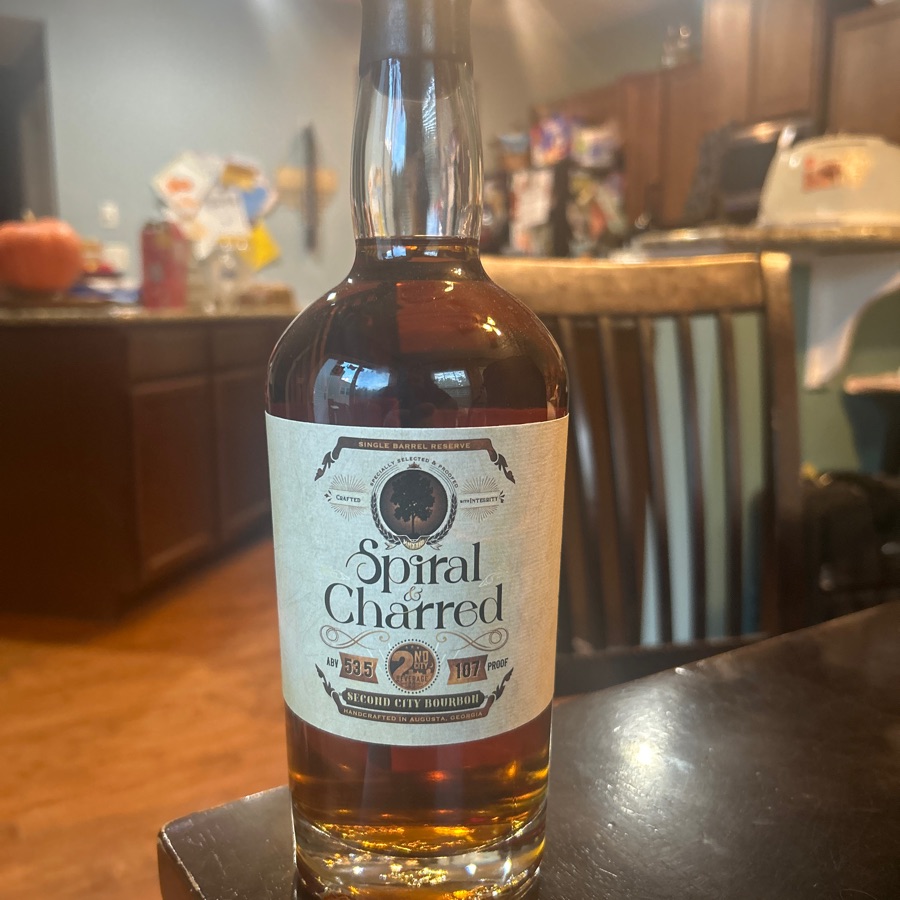 2nd City Bourbon Spiral & charred