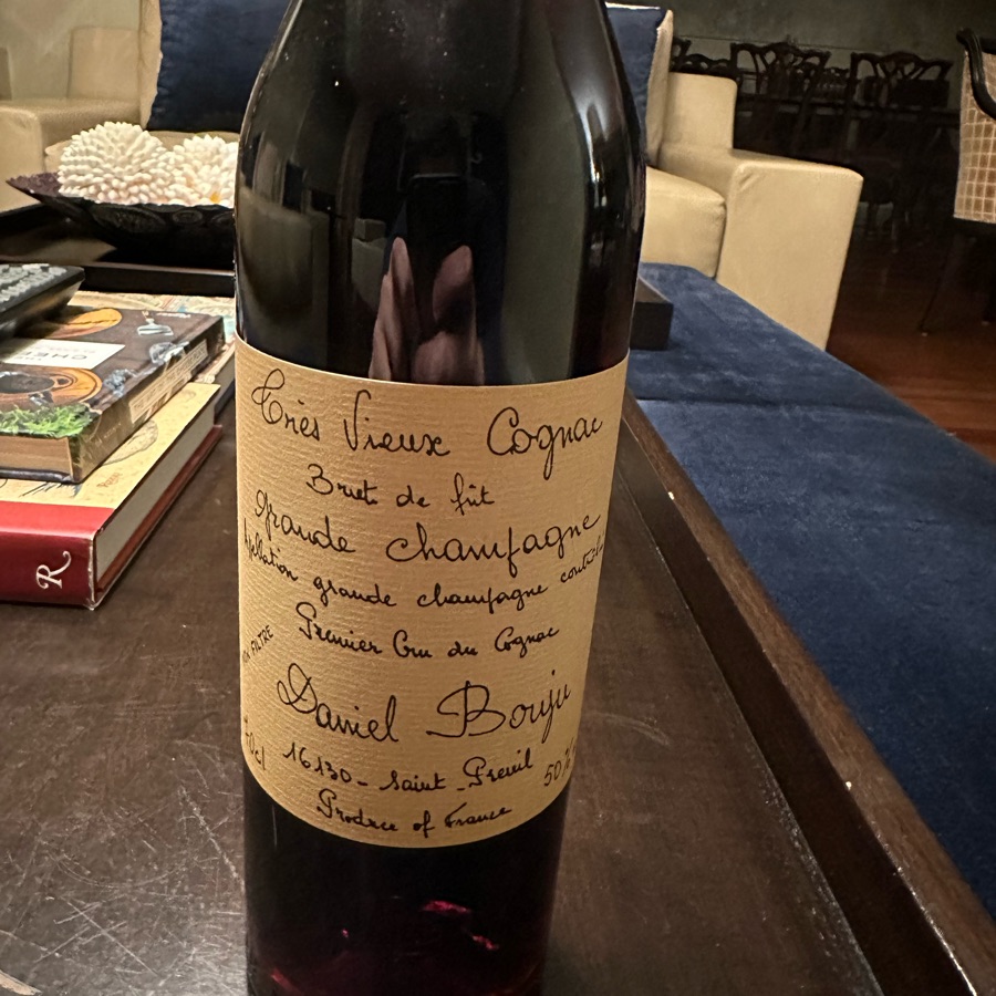 Daniel Bouju Tres Vieux Brut de Fut Cognac