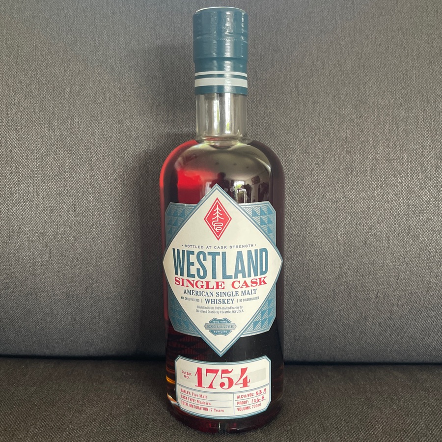 Westland Single Cask Release #1754