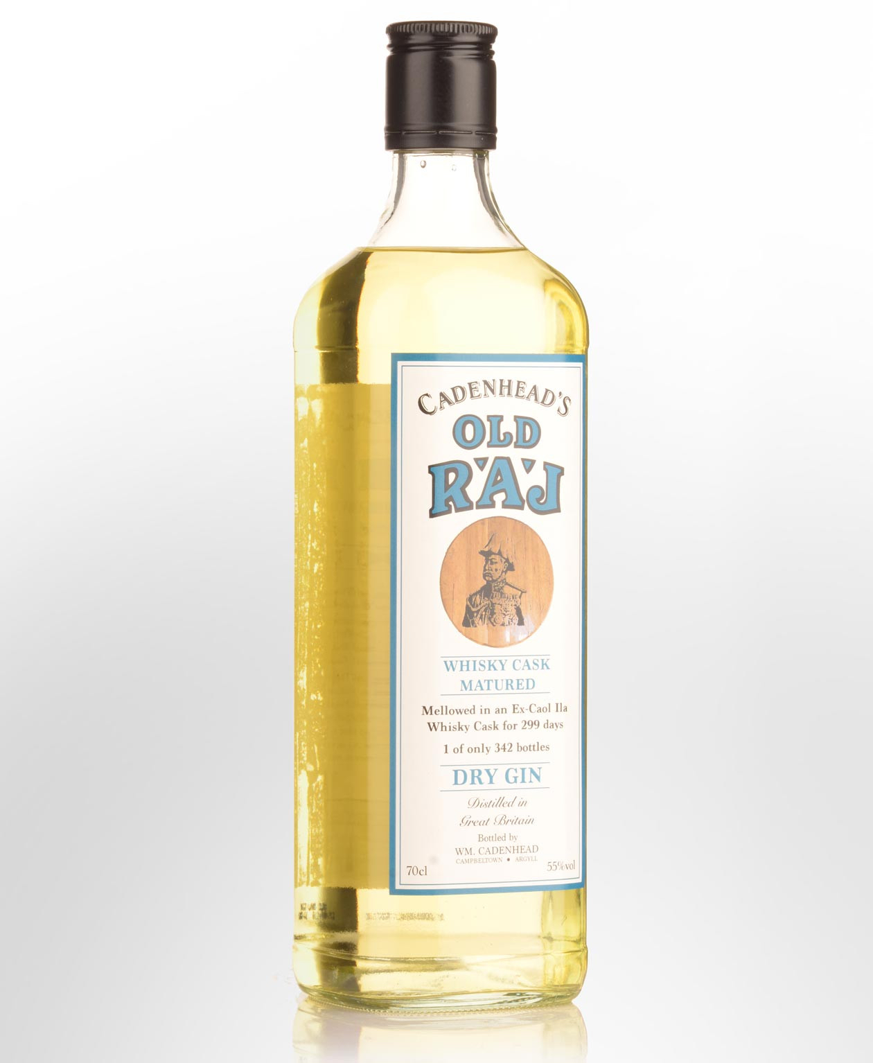 Old Raj Caol Ila Whisky Cask Matured Dry Gin
