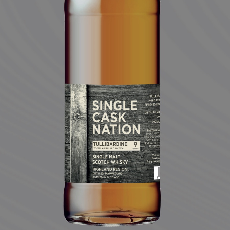 Tullibardine 2015 9 Year (Single Cask Nation)