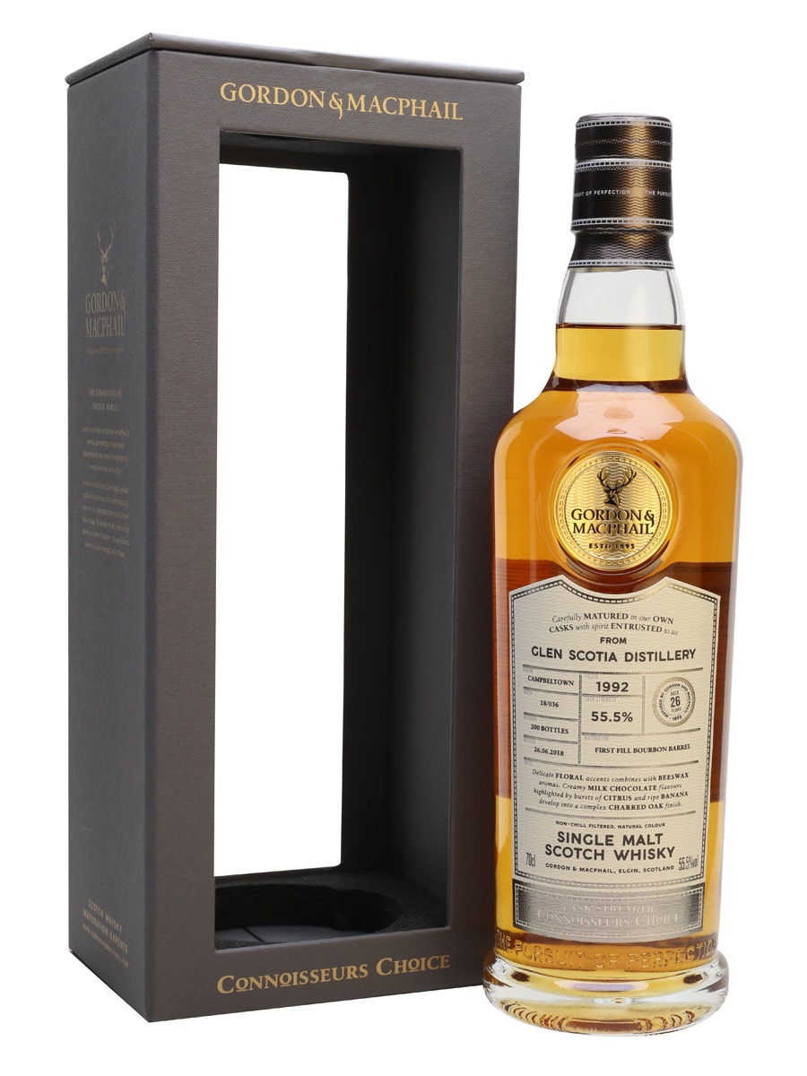 Glen Scotia 1992 26 Year Connoisseurs Choice Cask Strength (Gordon & MacPhail)