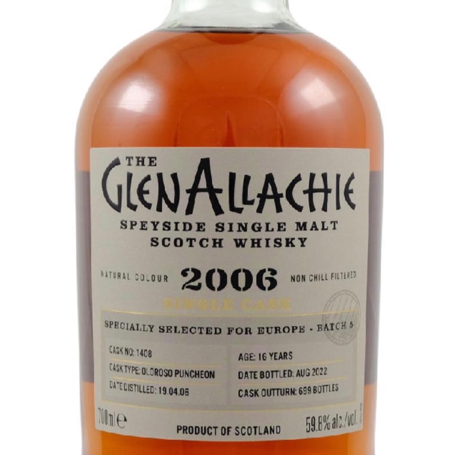 Glenallachie 2006 Single Cask 16 Year Old Oloroso Puncheon