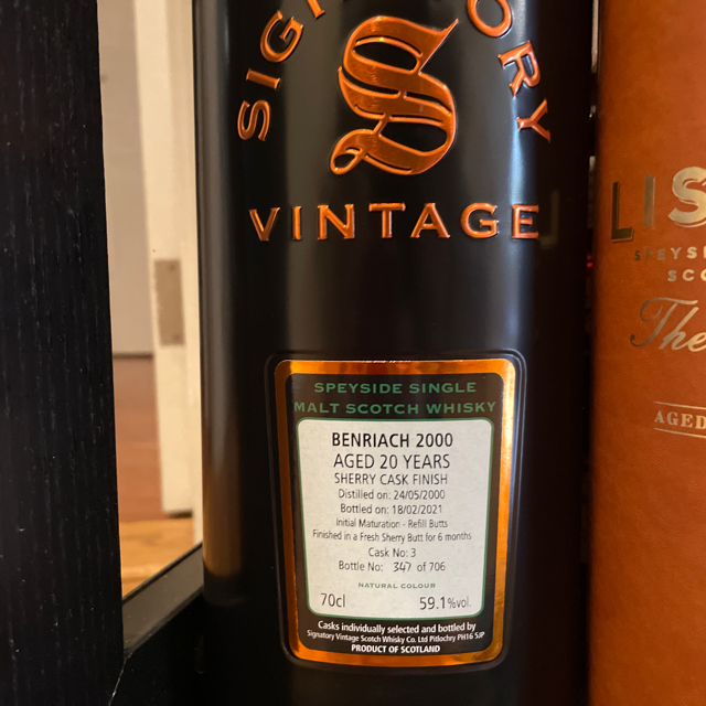 Signatory Vintage Benriach 2000