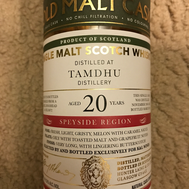 Tamdhu 2000 (Old Malt Cask)