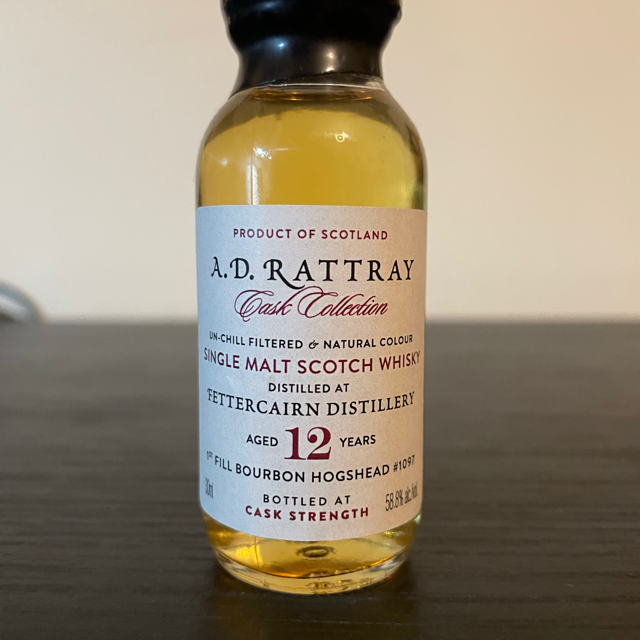 A.D. Rattray Cask Collection Fettercairn 12 Year Old Cask #1097