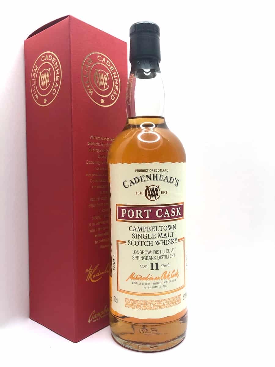 Longrow 11 Year Port Cask Authentic Collection (Cadenhead's)