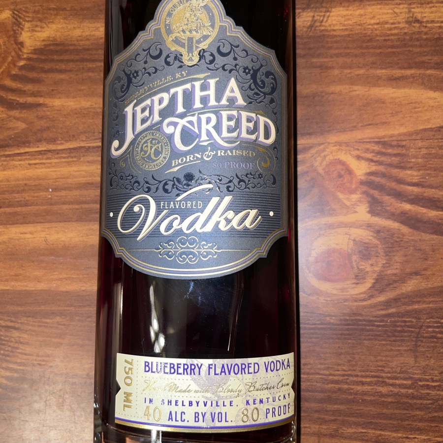 Jeptha Creed Blueberry Flavored Vodka