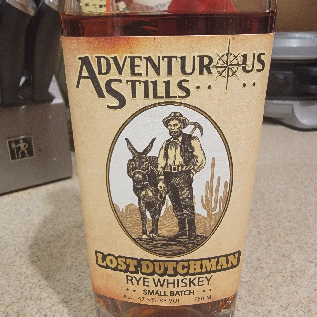 Adventurous Spirits Lost Dutchman Rye Whiskey